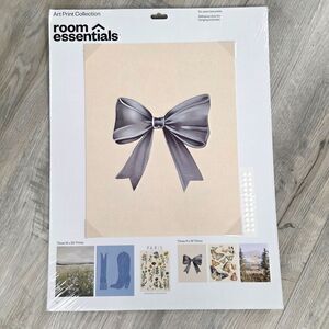 Room Essentials Coquette Bow & Assorted Art Print Collection (6-Pack!)